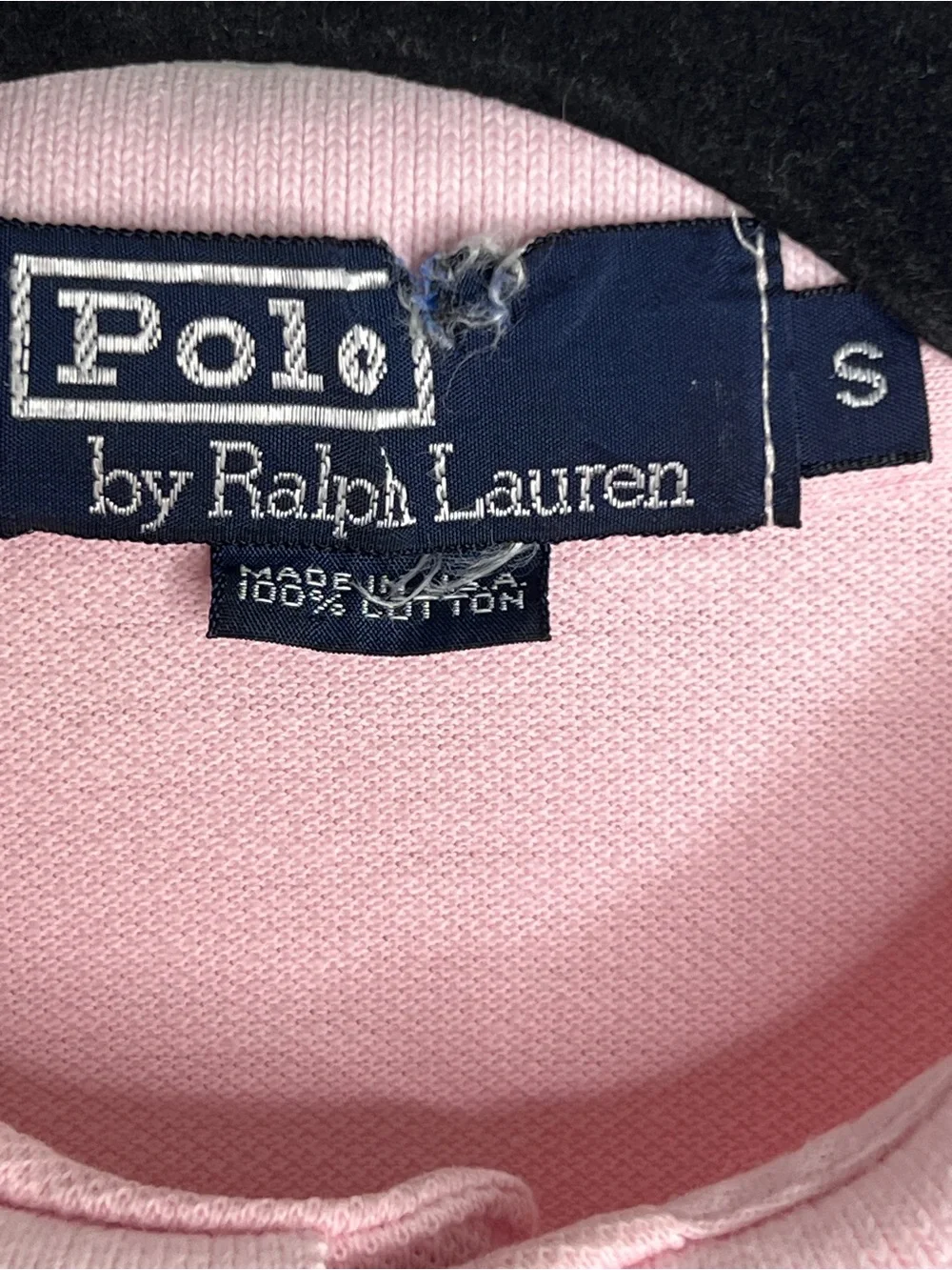 Vintage 90s Polo by Ralph Lauren Pink Made in USA Polo Mens S